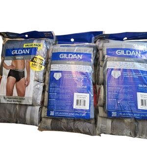 Gildan 15 Briefs 2XL 15 Pairs of Briefs Packs Premium Cotton New Lot 3 Pkgs.